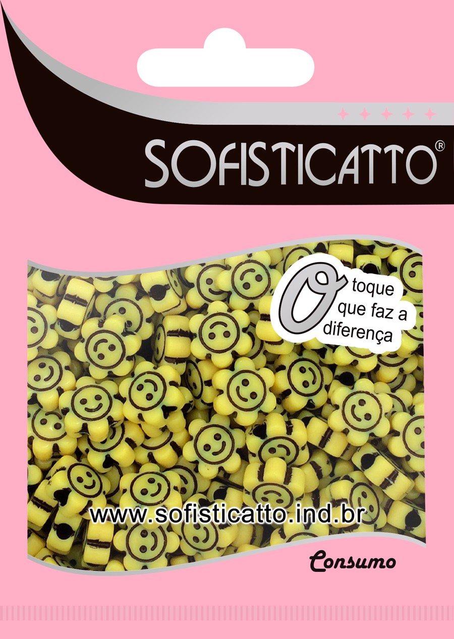 Entremeio flor smile pl 10mm